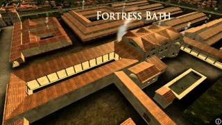 Animation of ancient Roman Fort in Caerleon Wales [upl. by Nellie]