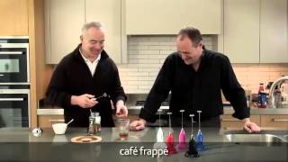 How to make a frappé coffee using an aerolatte milk frother [upl. by Eneloc]