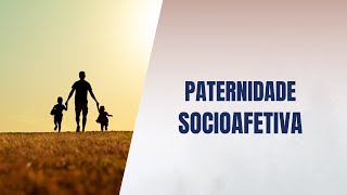 Paternidade socioafetiva [upl. by Shaff6]