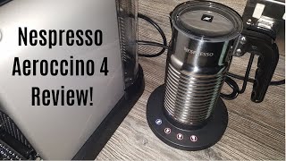 Nespresso Aeroccino 4 Milk Frother Review  Worth upgrading from the Aeroccino 3 [upl. by Zia]