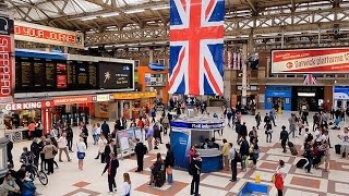 A Walk Through The London Victoria Station London England [upl. by Lanctot13]