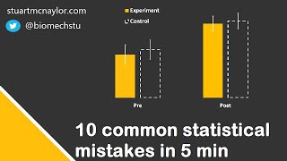 Ten Statistical Mistakes in 5 Min [upl. by Ehcram]