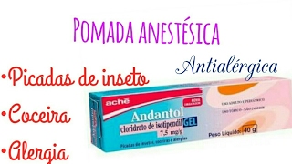 Resenha PomadaAndantol Gel [upl. by Eanrahc]