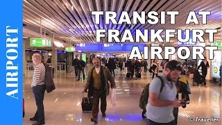 TRANSIT WALK AT FRANKFURT Airport FRA Terminal 1  Connection Flight Transfer Arriving amp Departing [upl. by Oiliruam]