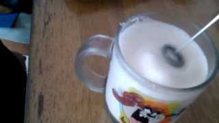 Aerolatte Review Frothing Cold Milk In Under 1 Minute [upl. by Atsyrt627]